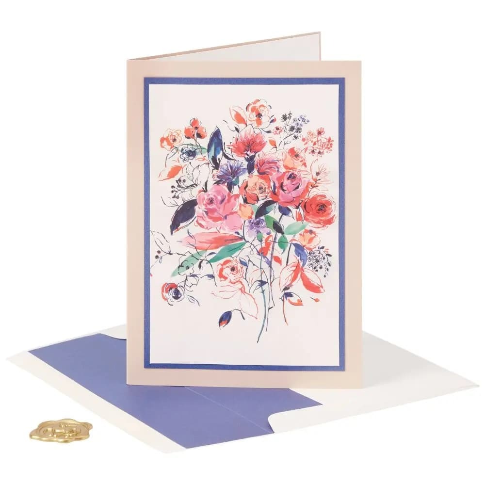 Fine Art Floral Blank Card