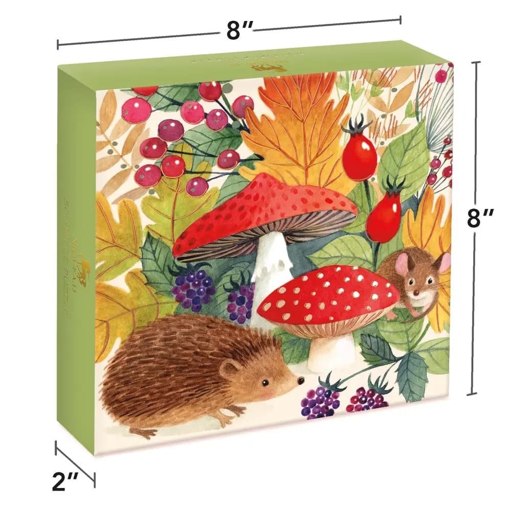 Enchanted Garden Hedgehog and Mushroom Puzzle