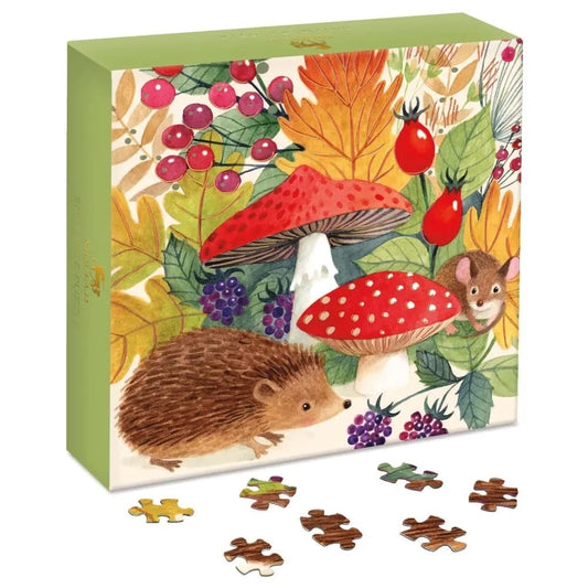 Enchanted Garden Hedgehog and Mushroom Puzzle