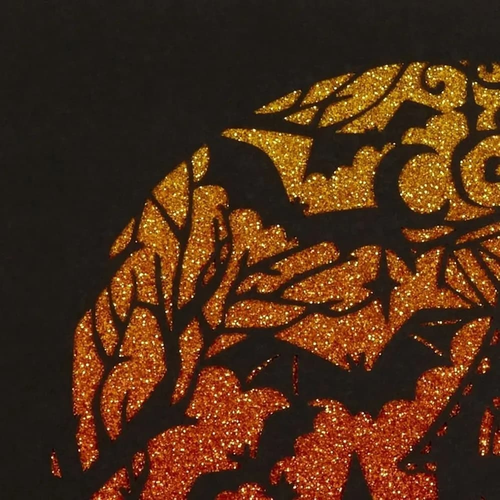 Laser Cut Haunted House Halloween Card