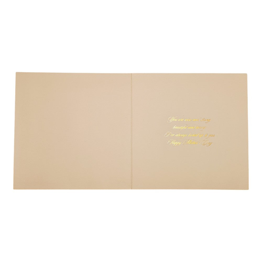 Pink Rose On Blue Grandma Mother's Day