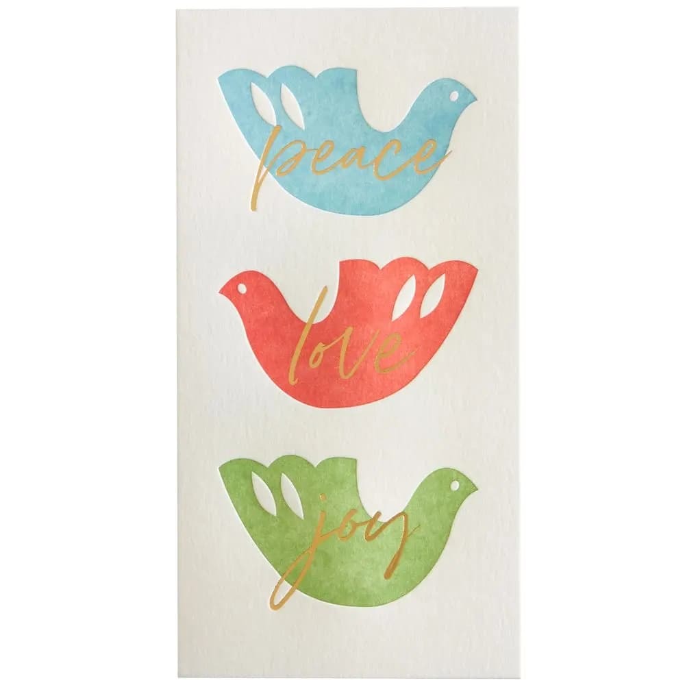 Three Doves Christmas Card