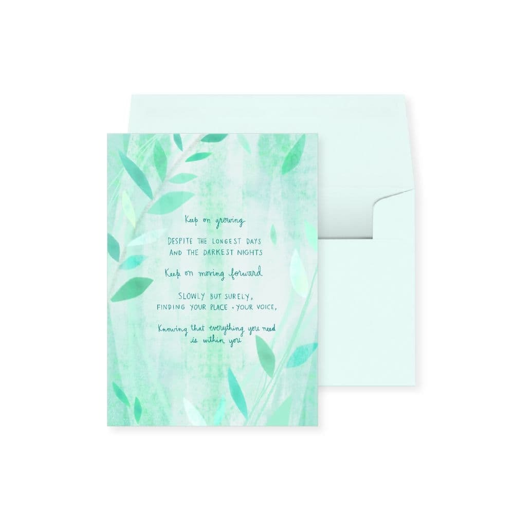 Keep On Growing Friendship Card