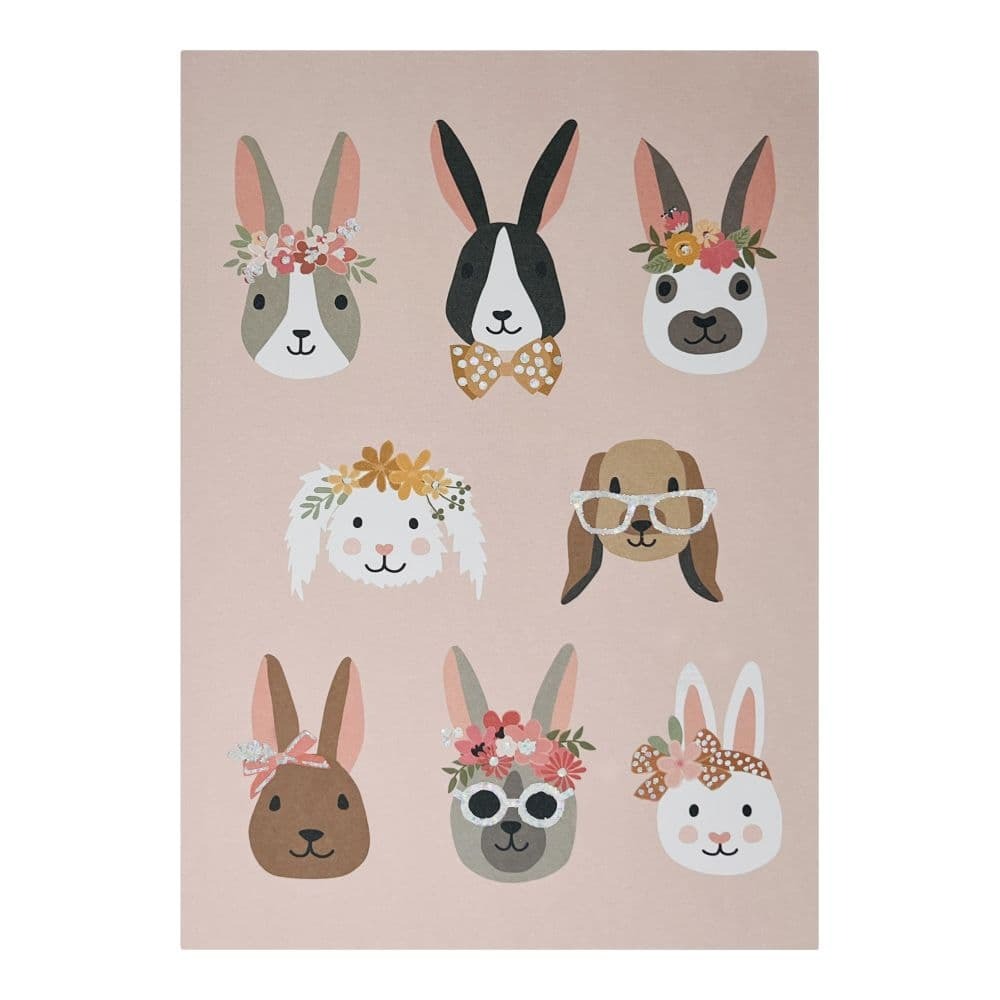 Bunny Faces Easter Card