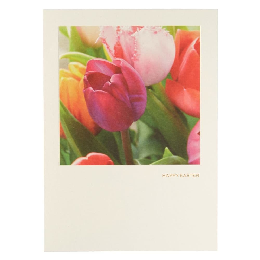 Photo Tulips Easter Card