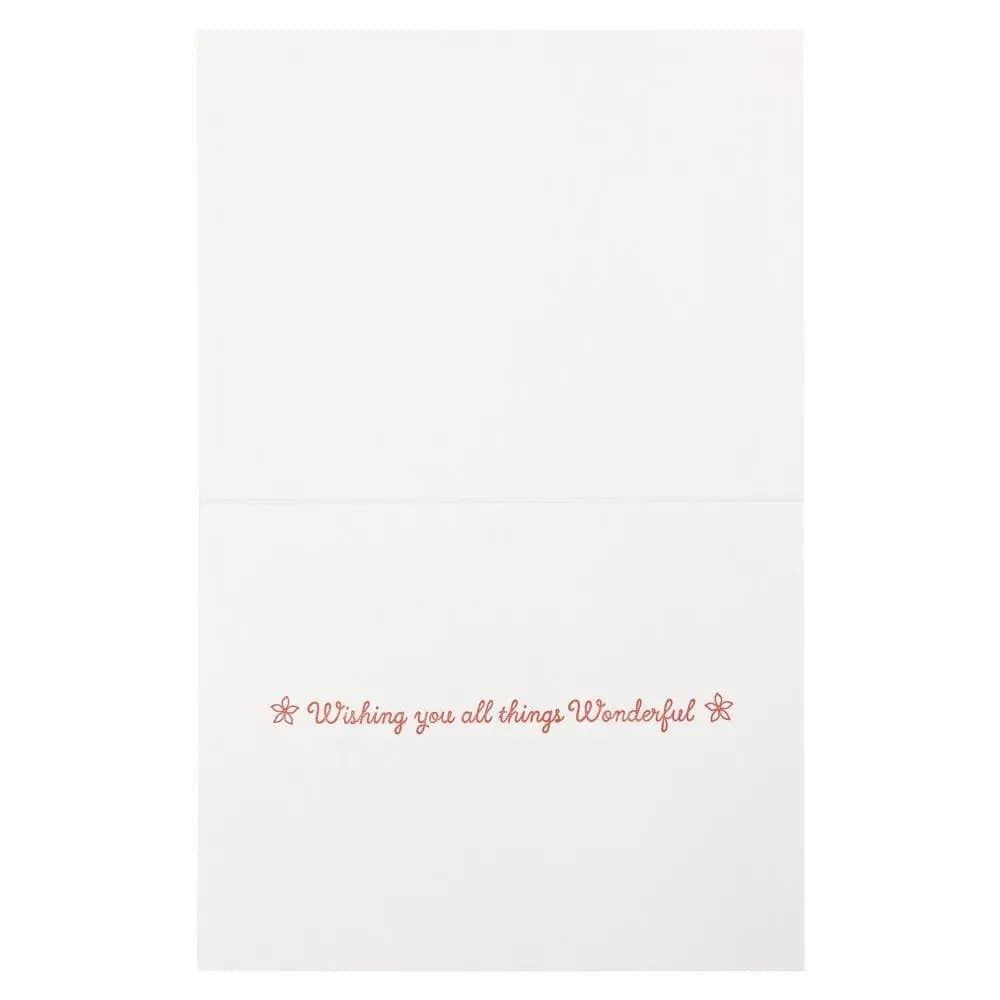Merry Christmas And Happy New Year Lettering Christmas Card