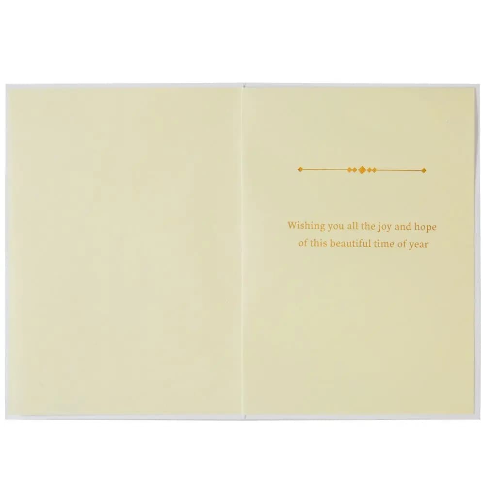 Daffodils And Cross Easter Card