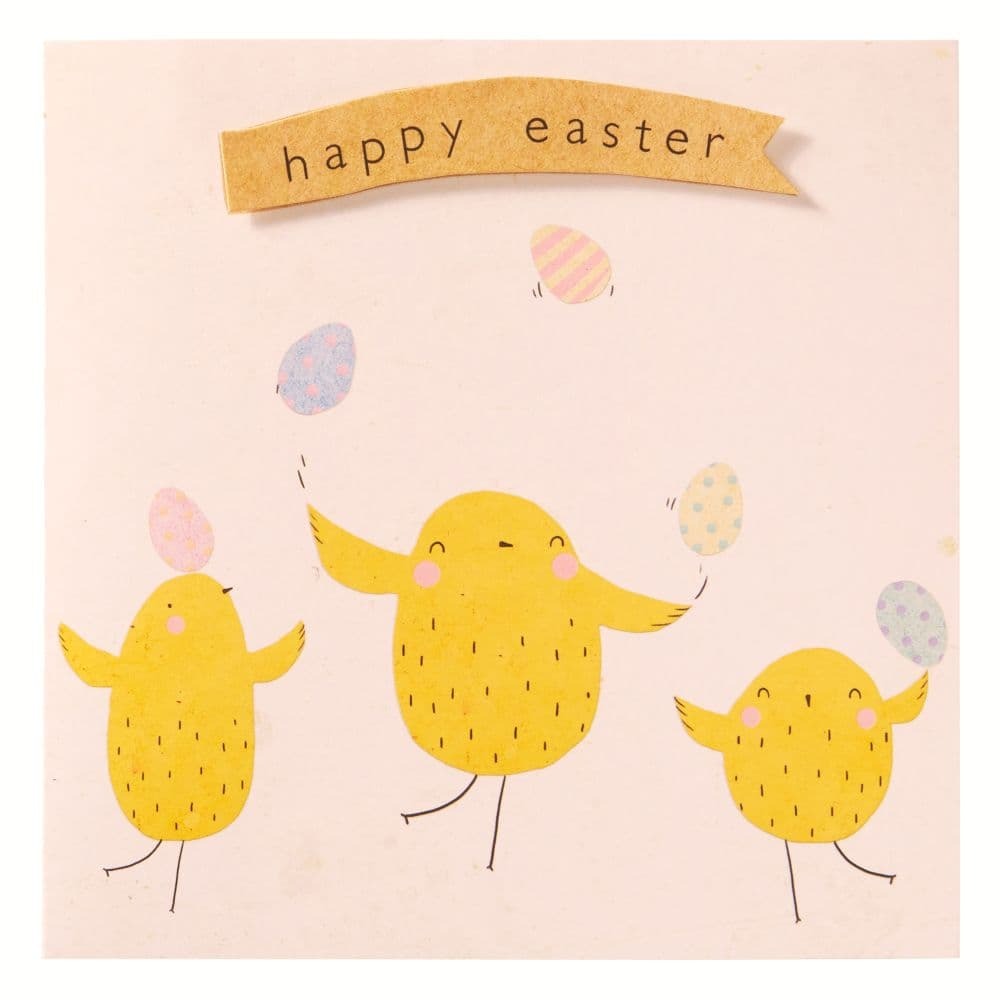 Three Chicks Easter Card