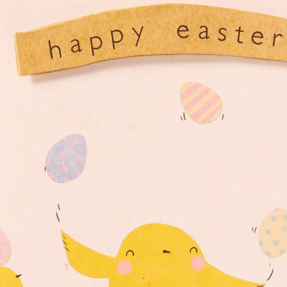 Three Chicks Easter Card