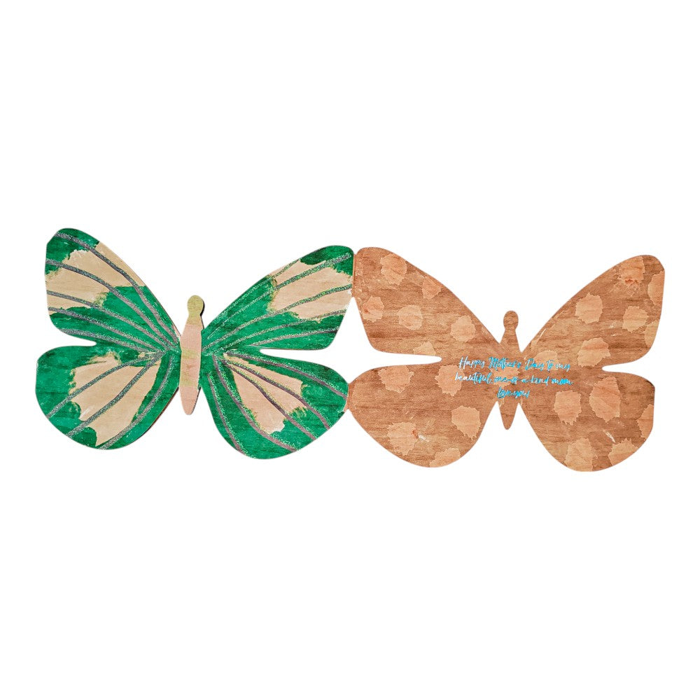Five Panel Die Cut Butterfly Mother's Day Card