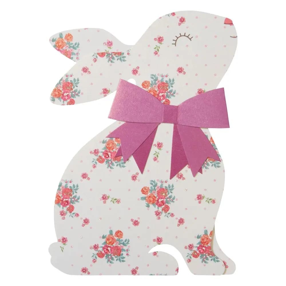 Die Cut Bunny Easter Card