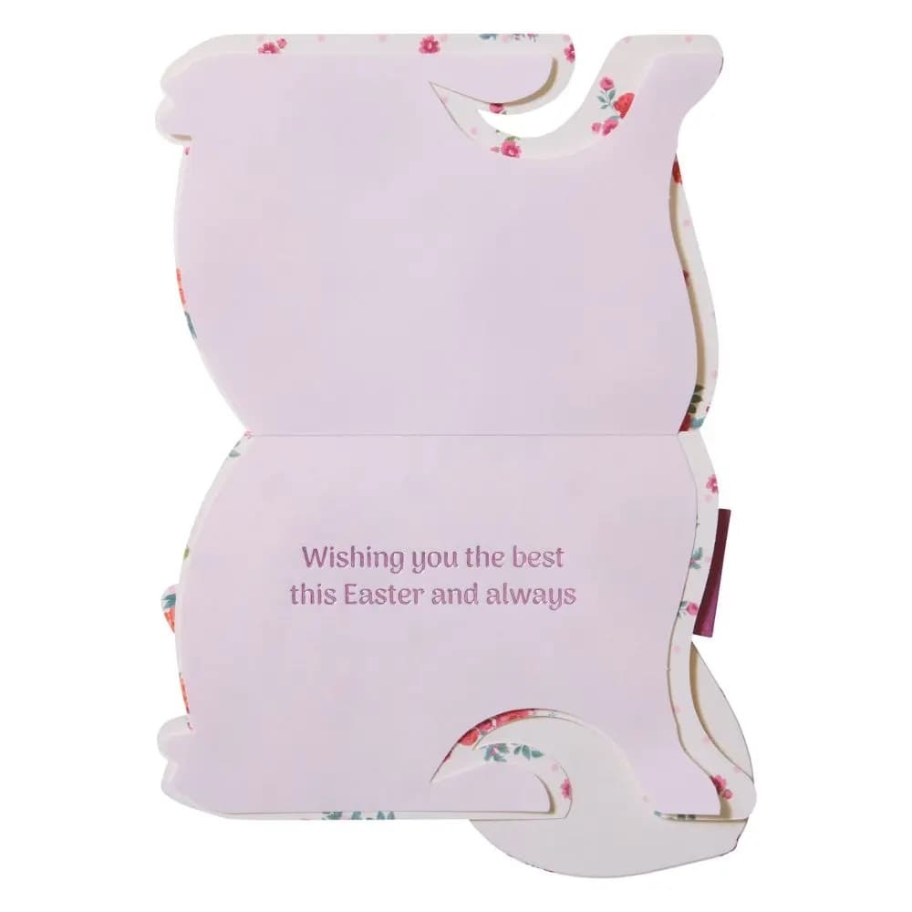 Die Cut Bunny Easter Card