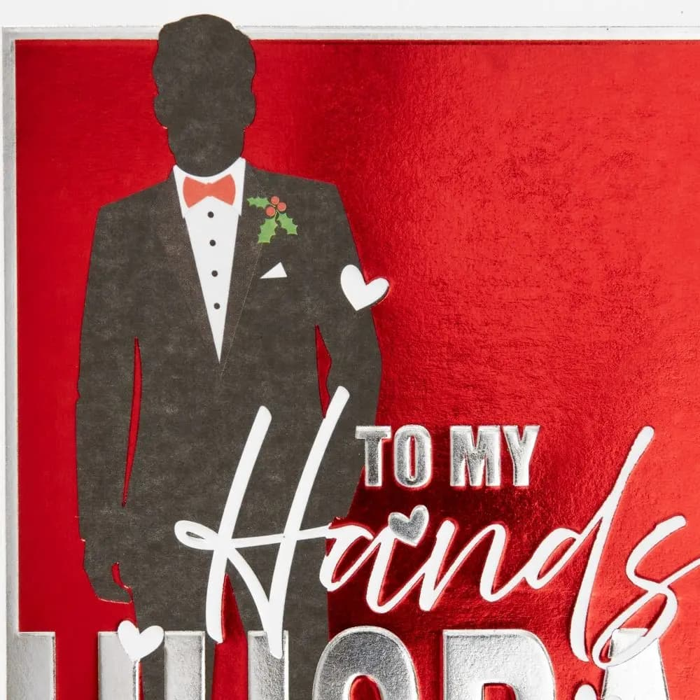 Handsome Husband Christmas Card