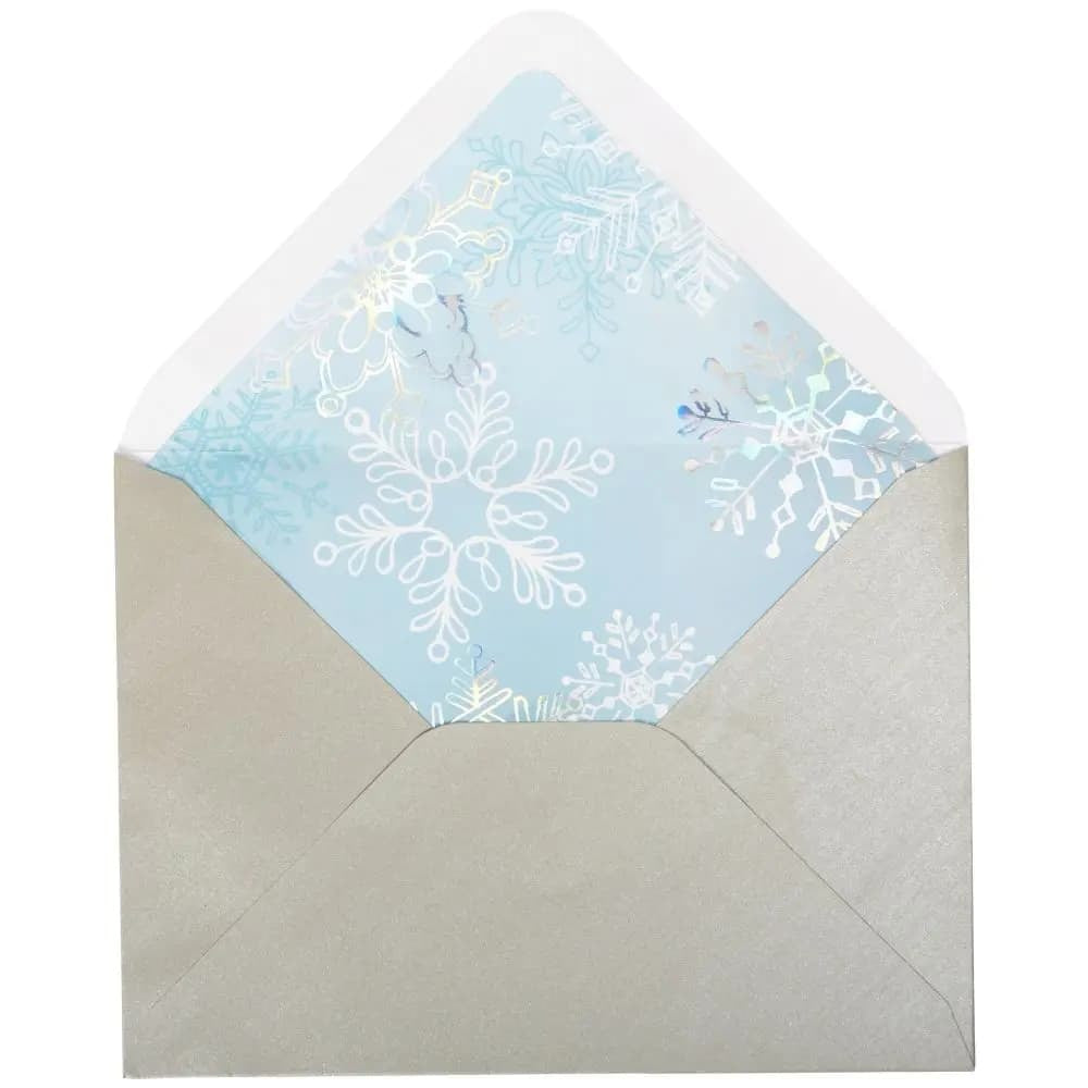 Snowflake Branch Collection Christmas Card