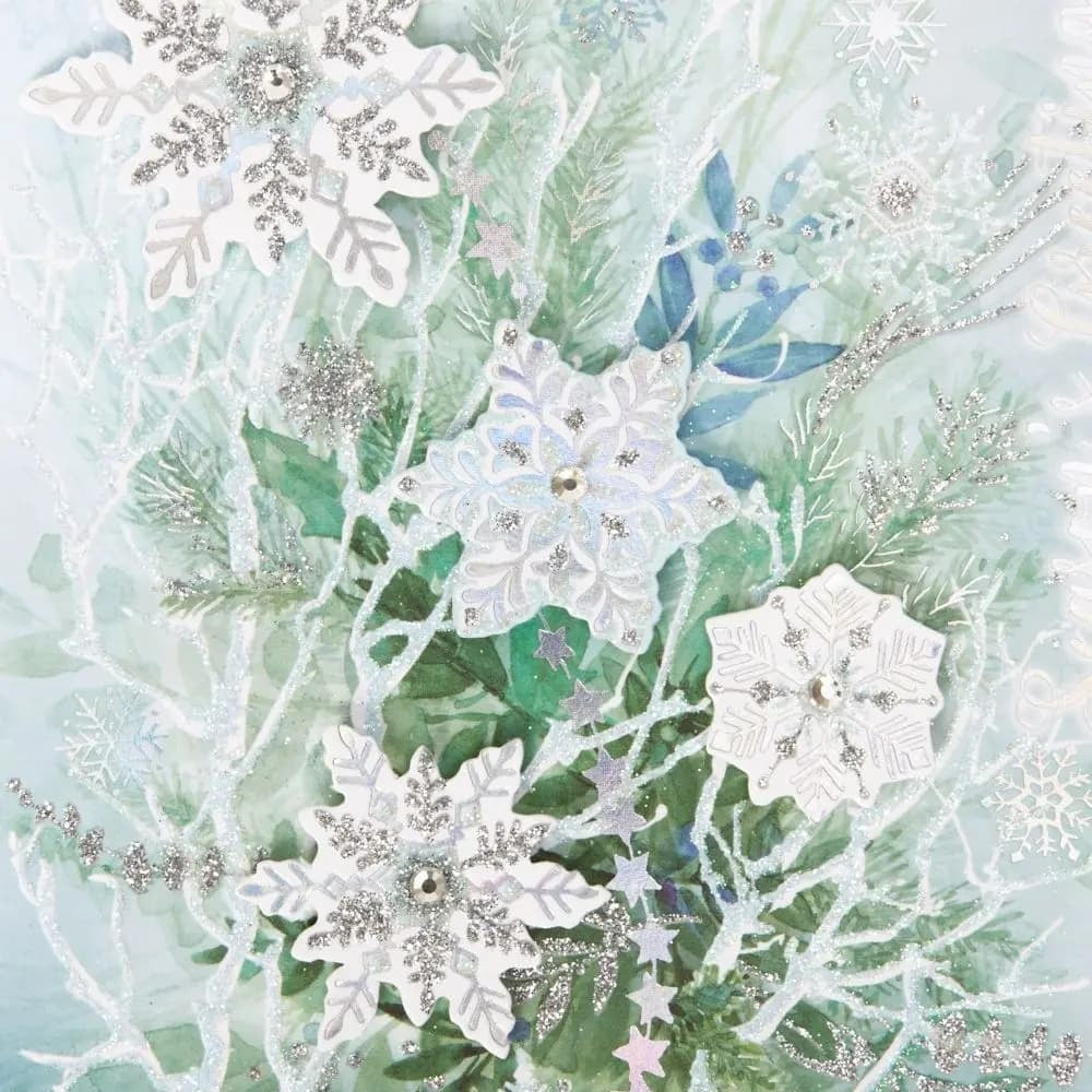 Snowflake Branch Collection Christmas Card