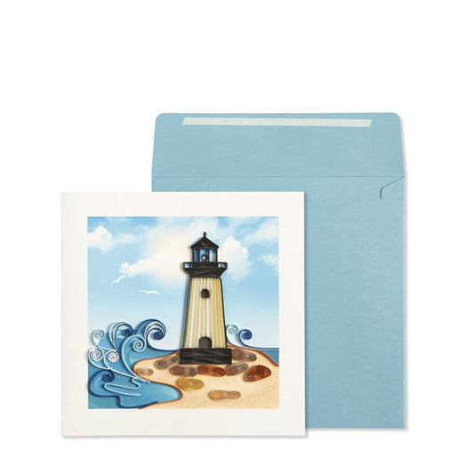 Quilled Lighthouse Father's Day Card