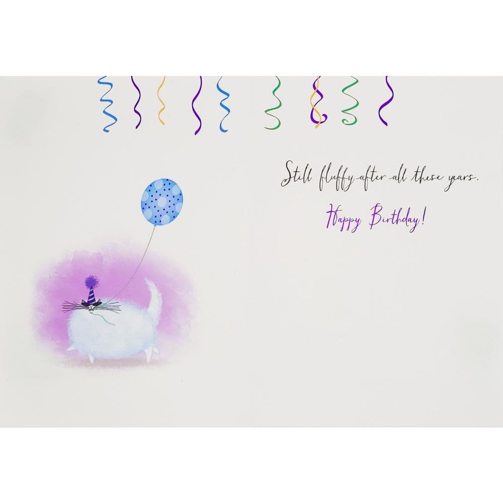 Still Fluffy Birthday Card