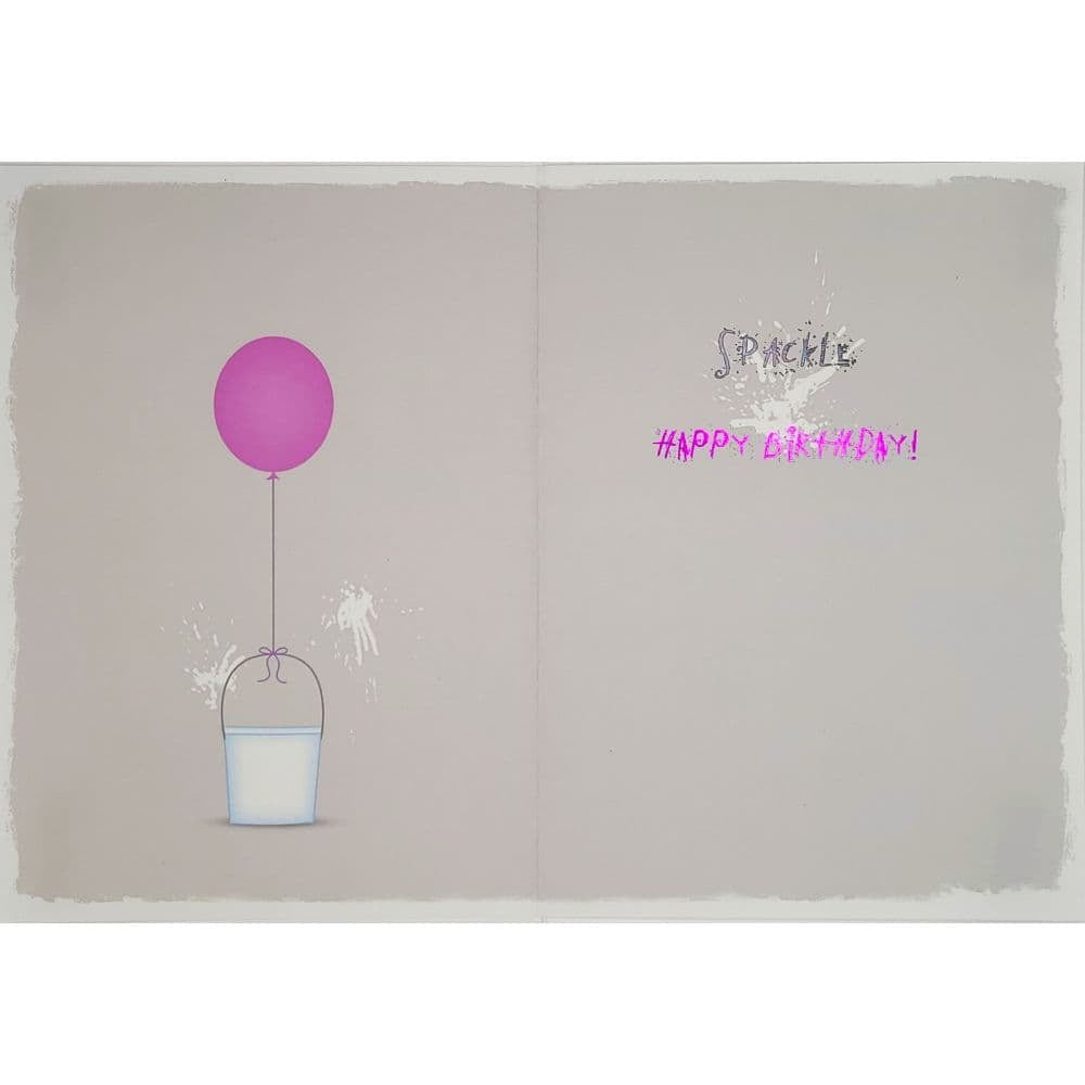 Spackle Birthday Card