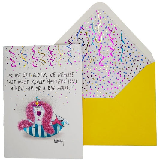 Plenty of Wine Birthday Card