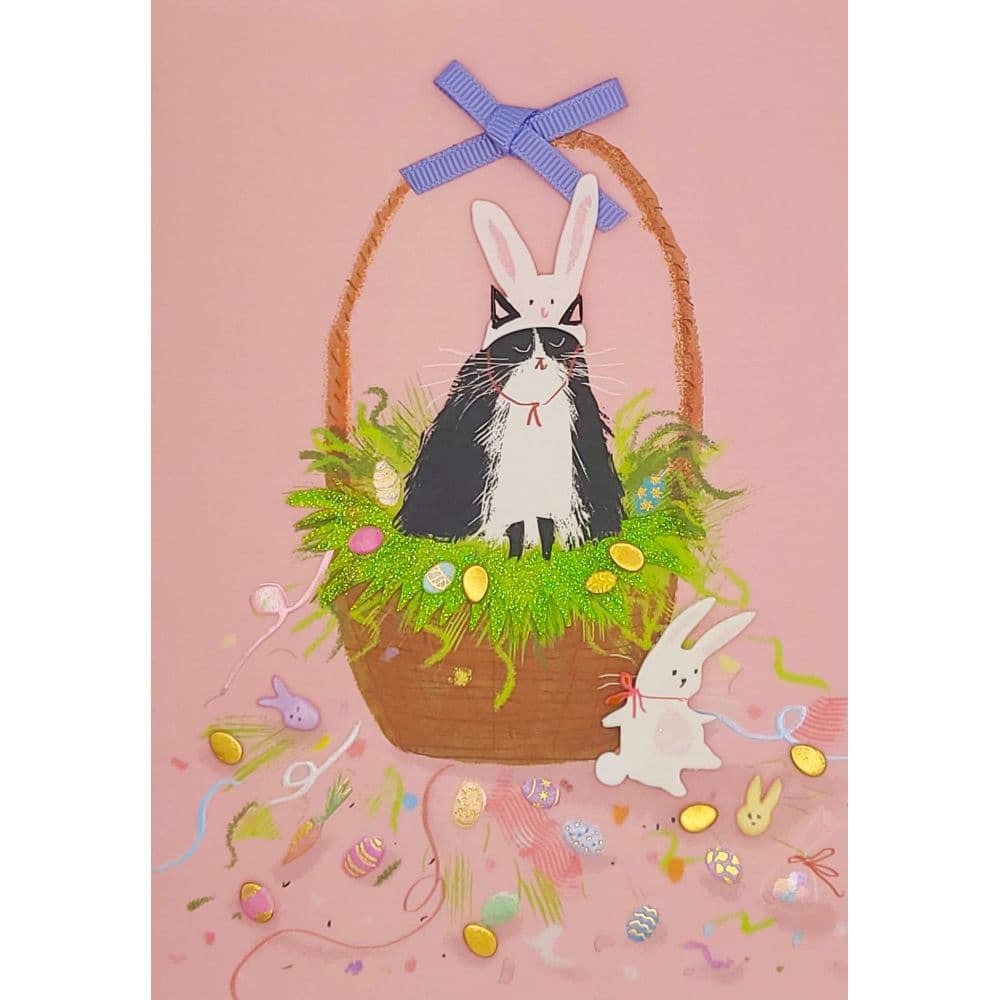 Bad Cat Easter Card