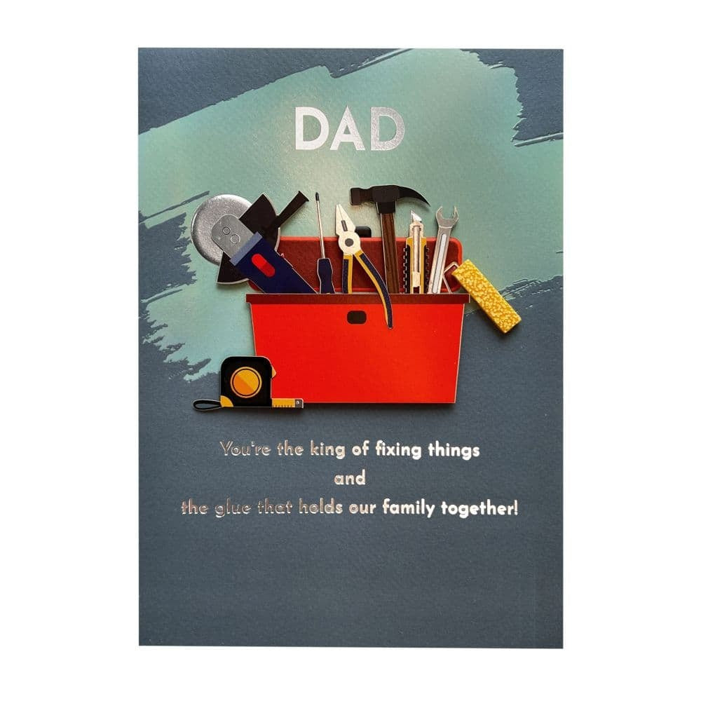 Handmade Tools Lettering Father's Day Card