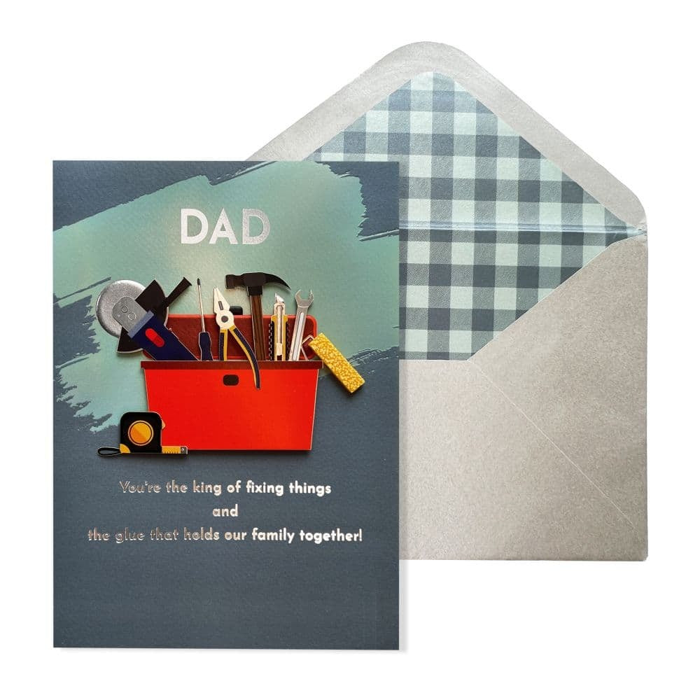 Handmade Tools Lettering Father's Day Card