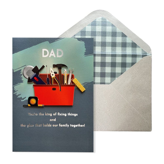 Handmade Tools Lettering Fathers Day Card