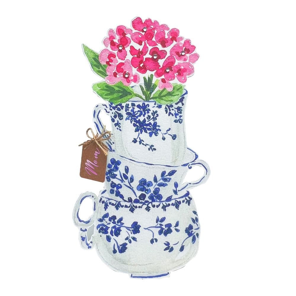 Teacup Hydrangeas Mother's Day Card