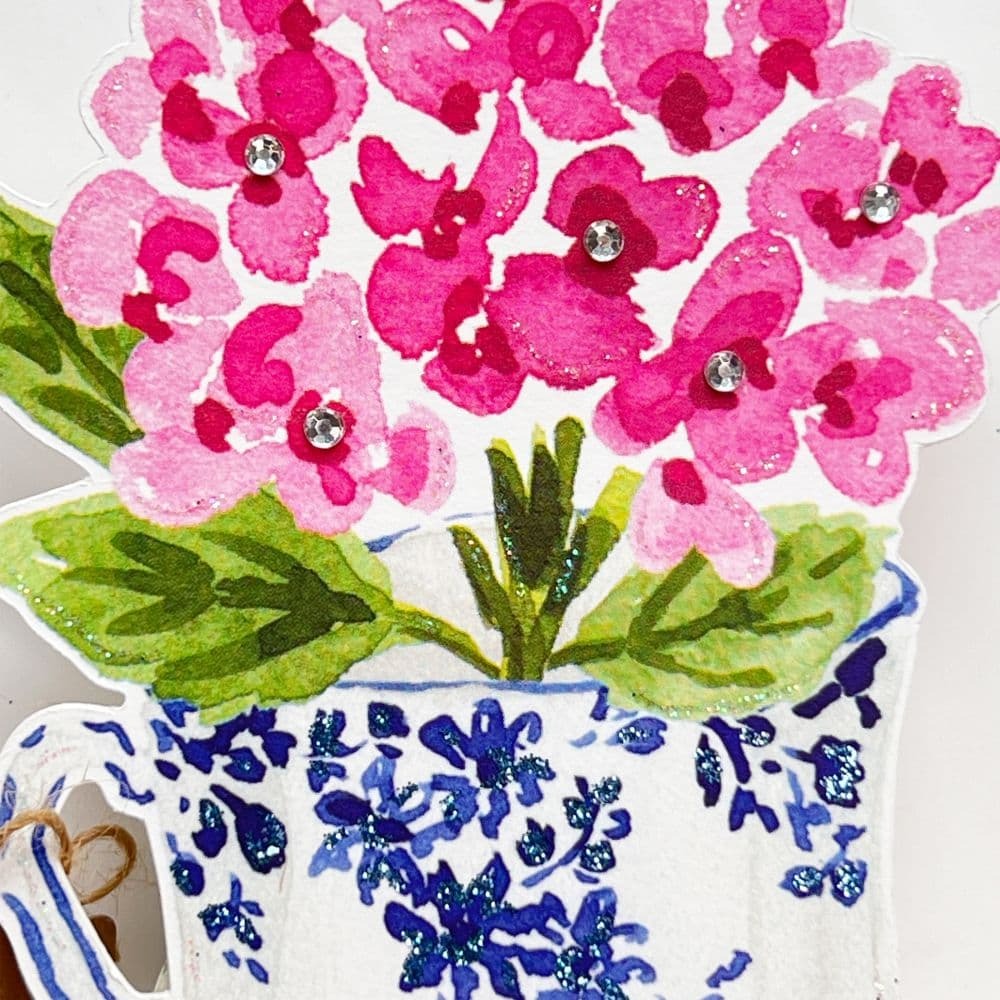 Teacup Hydrangeas Mother's Day Card