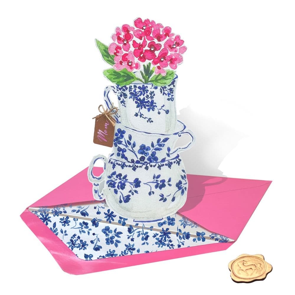 Teacup Hydrangeas Mother's Day Card