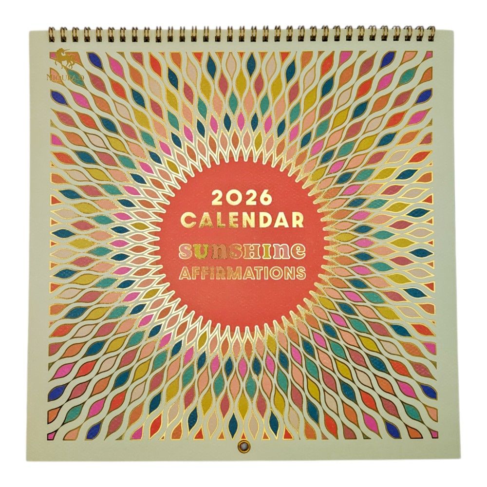 Sunshine Affirmations 2026 Wall Calendar
