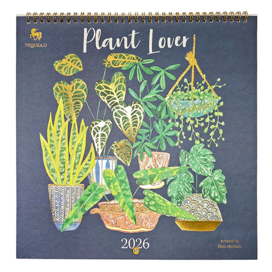Plant Lovers 2026 Wall Calendar