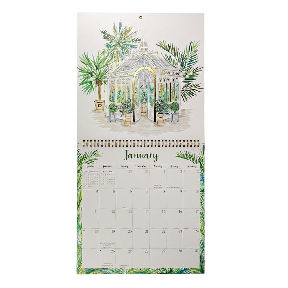 Plant Lovers 2026 Wall Calendar
