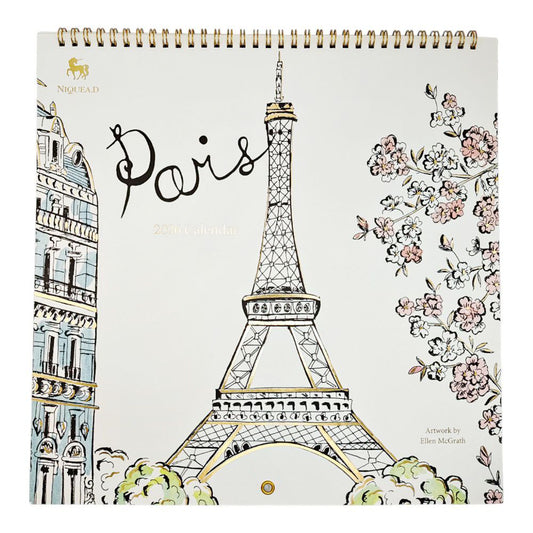 Paris 2026 Wall Calendar