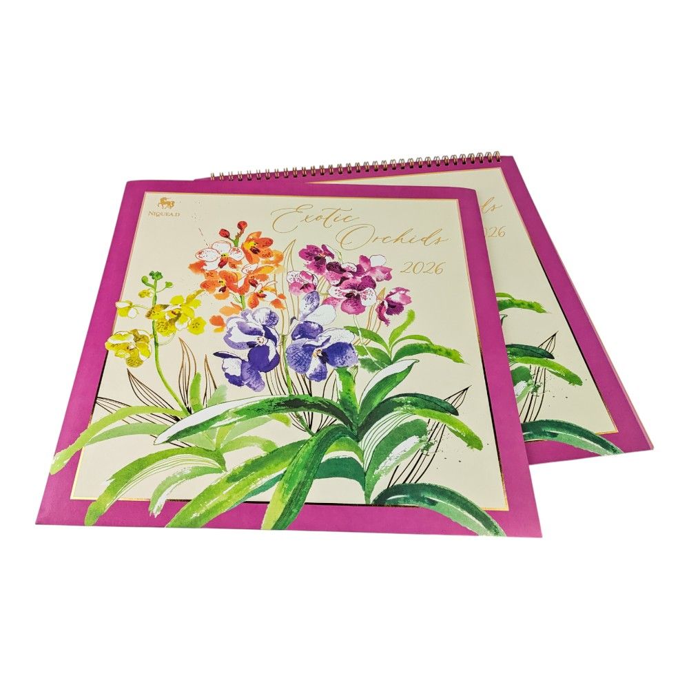 Exotic Orchids 2026 Wall Calendar