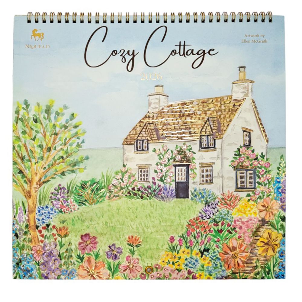 Cozy Cottage 2026 Wall Calendar