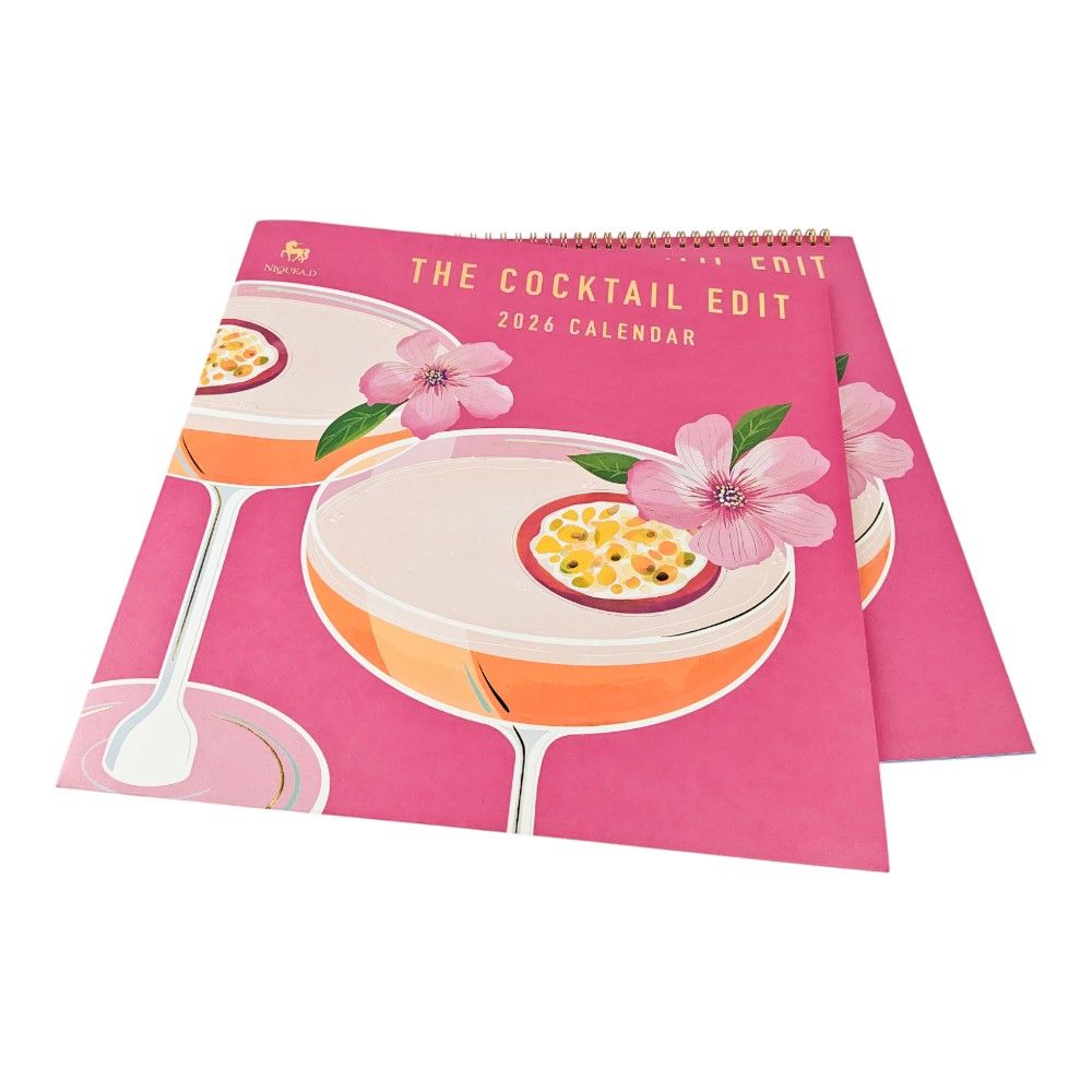 Cocktail Edit 2026 Wall Calendar