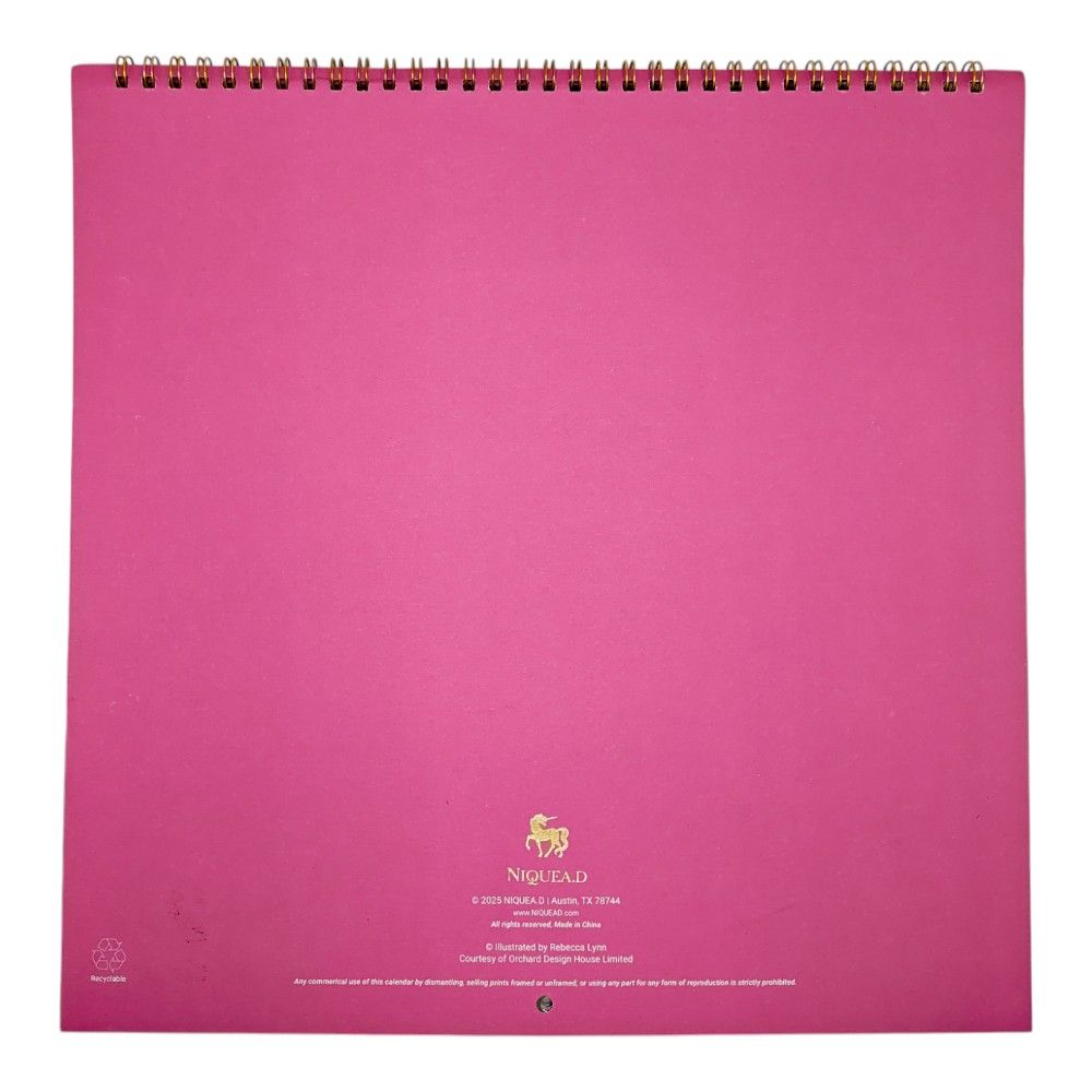 Cocktail Edit 2026 Wall Calendar