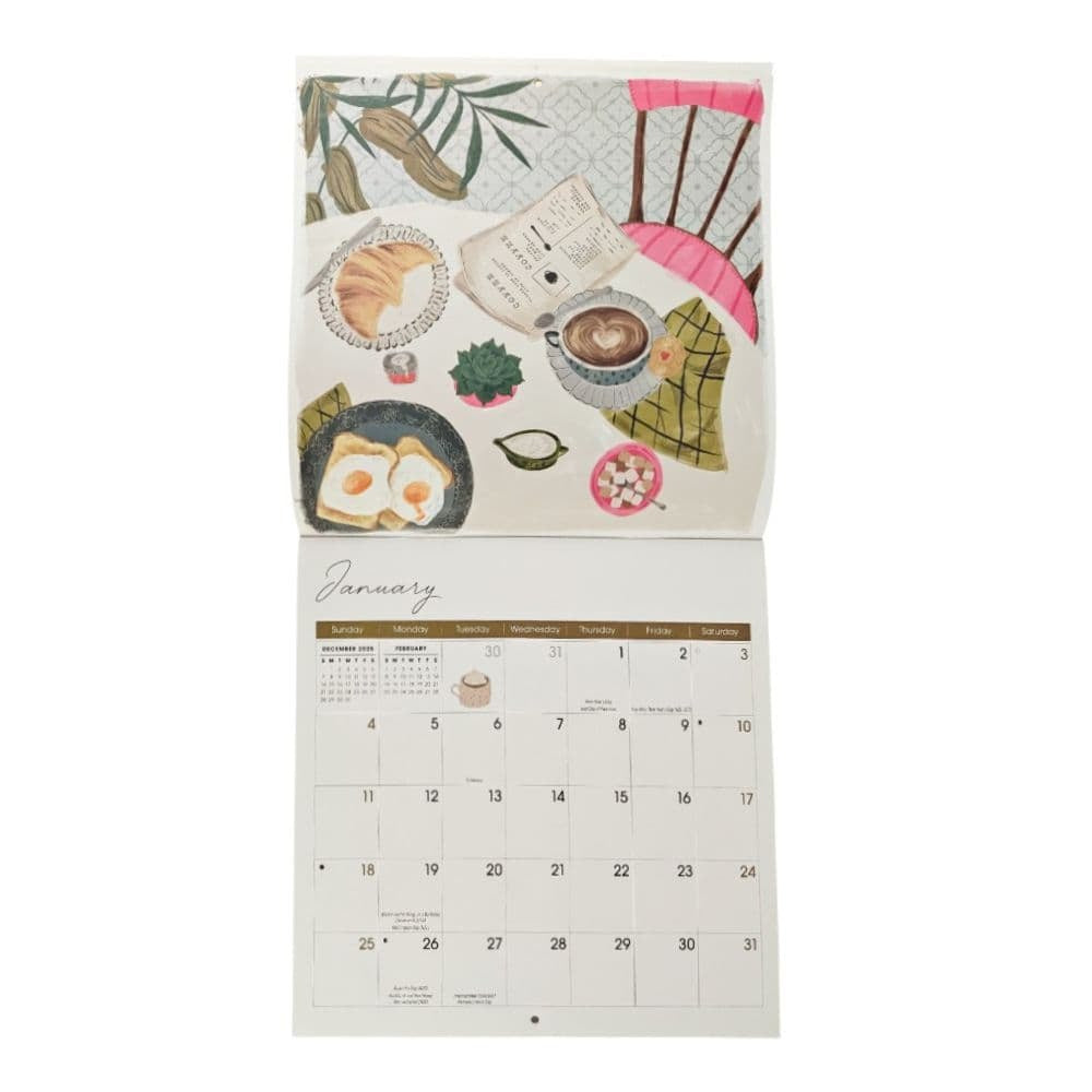 But First Coffee 2026 Wall Calendar