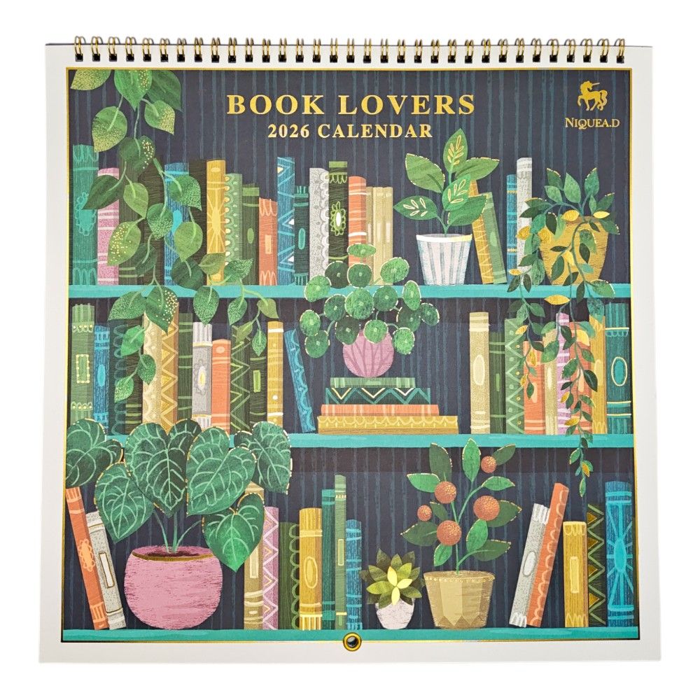 Book Lovers 2026 Wall Calendar