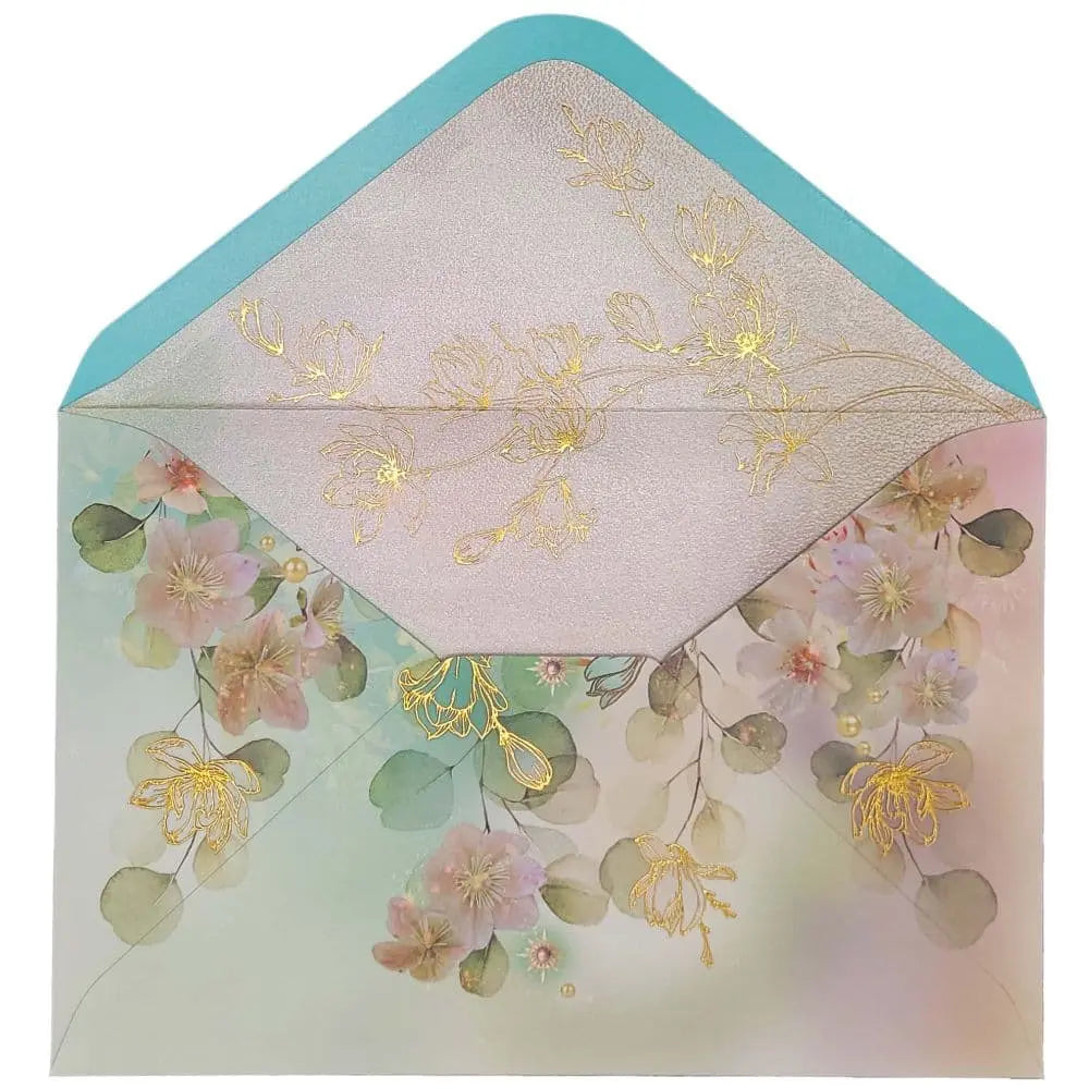 Heart Wreath Collector's Edition Wedding Card
