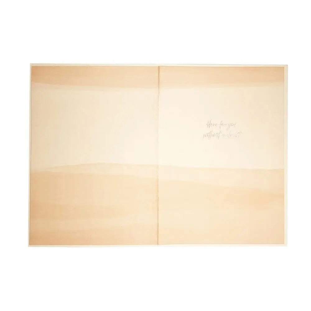 Single Tulip and Lettering Friendship Card