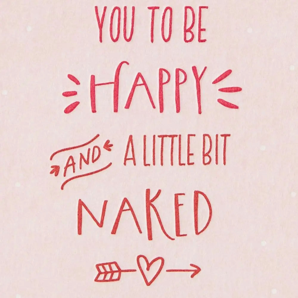 Little Bit Naked Valentine's Day Card