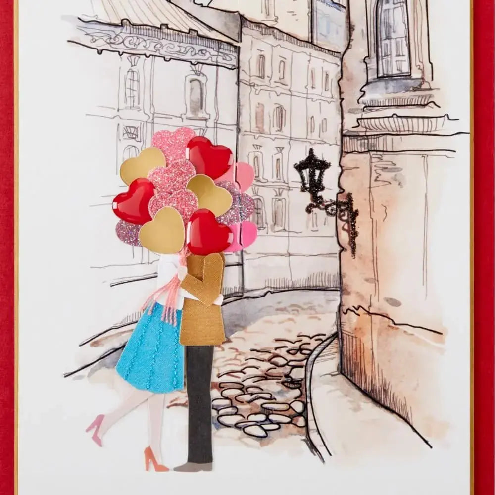 Couple in Paris Collector's Edition Anniversary Card