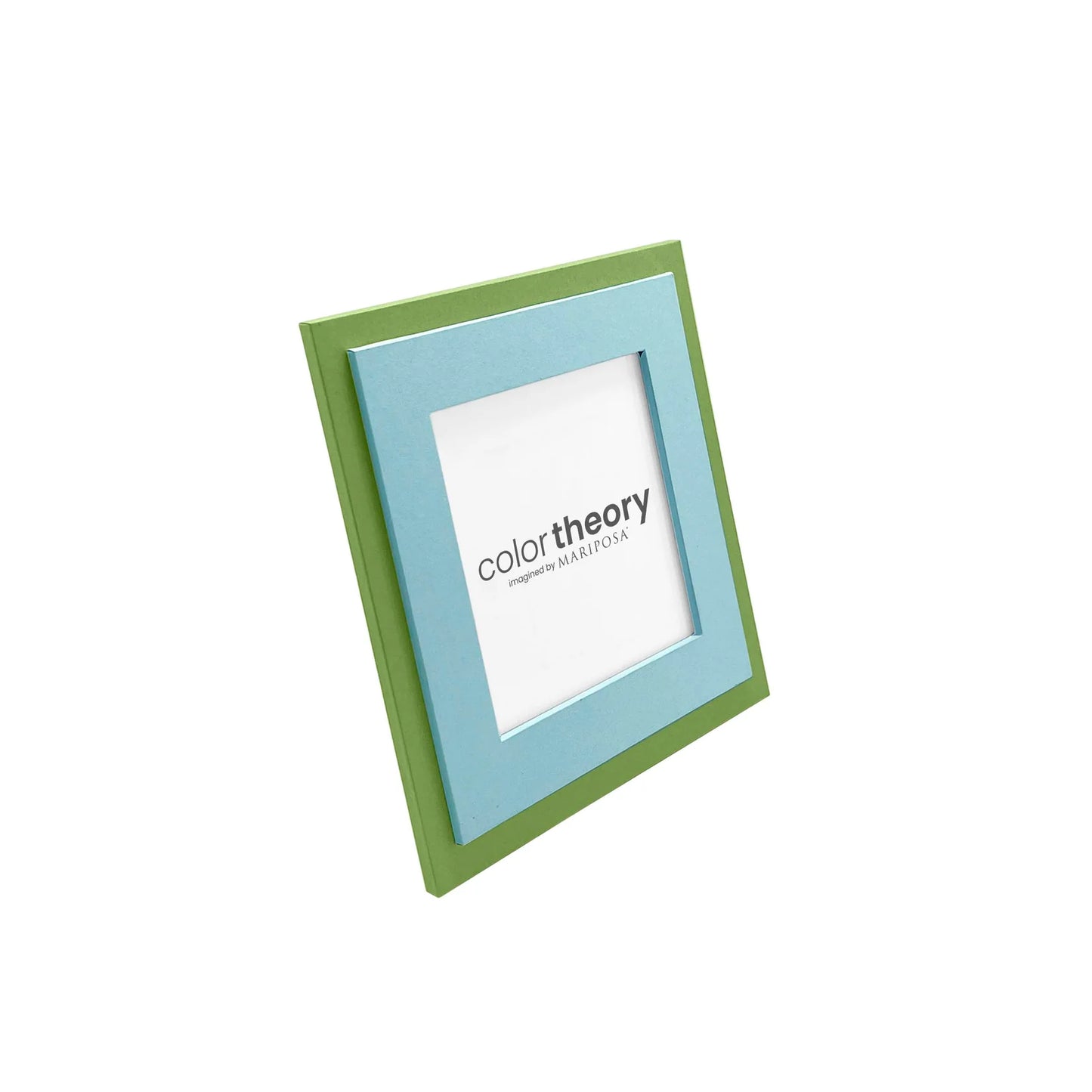 Tiered Meadow Green and Sky Blue 4x4 Frame