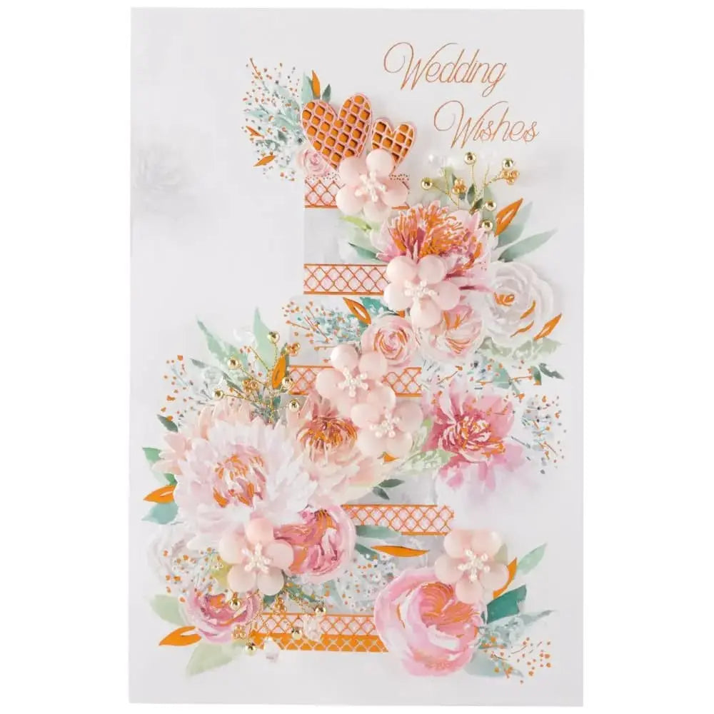 Peony Cake Collector's Edition Wedding Card