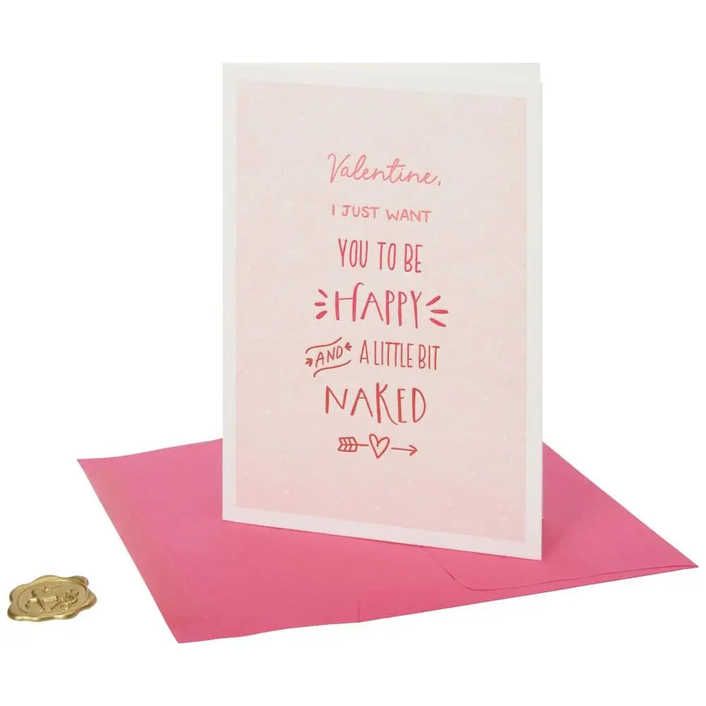 Little Bit Naked Valentine's Day Card