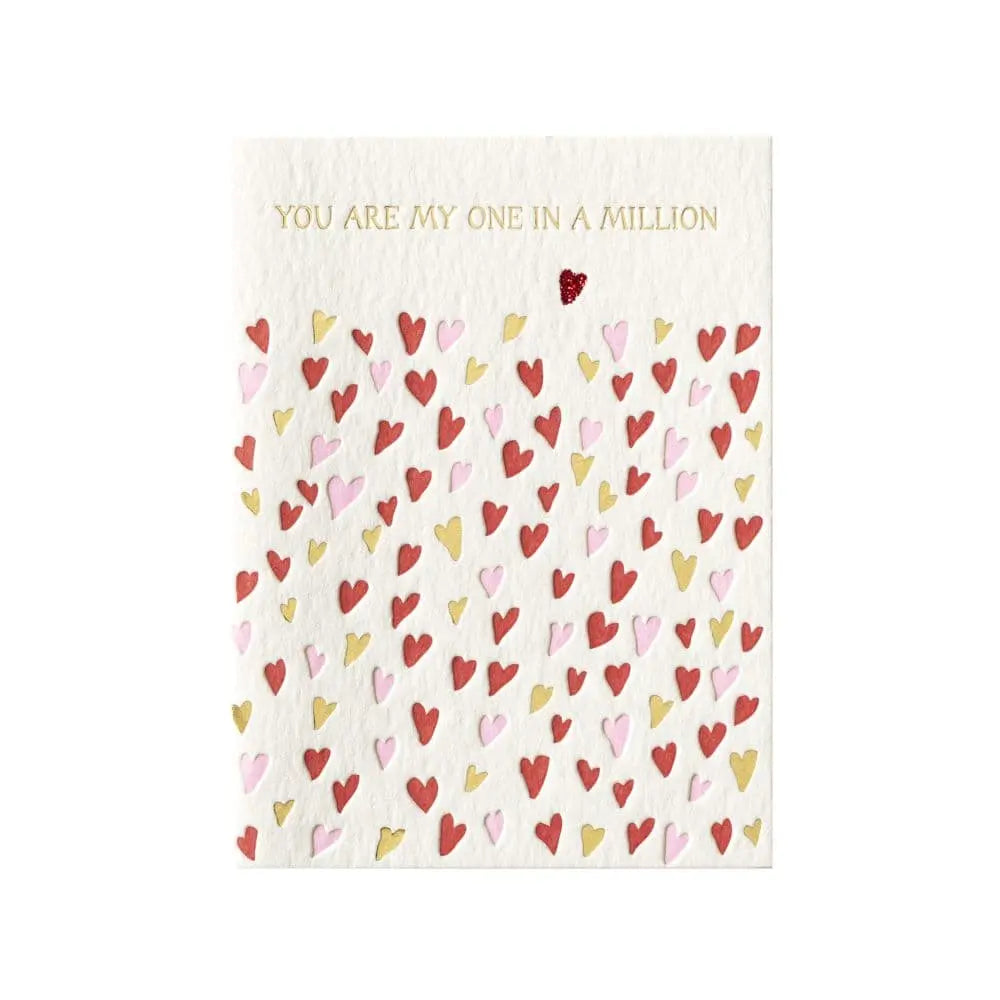 One In A Million Valentine's Day Card