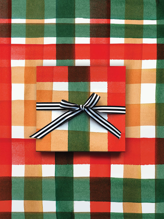 Holiday Plaid Wrap