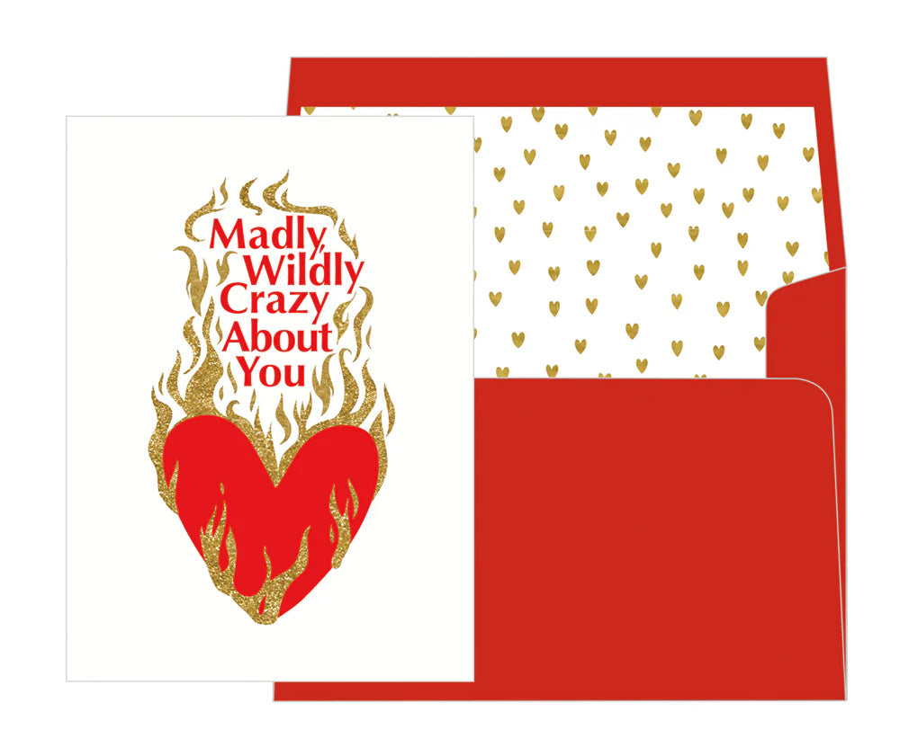 Wild Heart Valentines Card